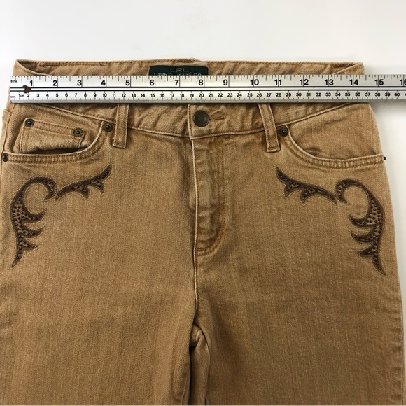 Lauren western classic bootcut jeans honey denim Size 6 coastal cowgirl - Picture 8 of 14